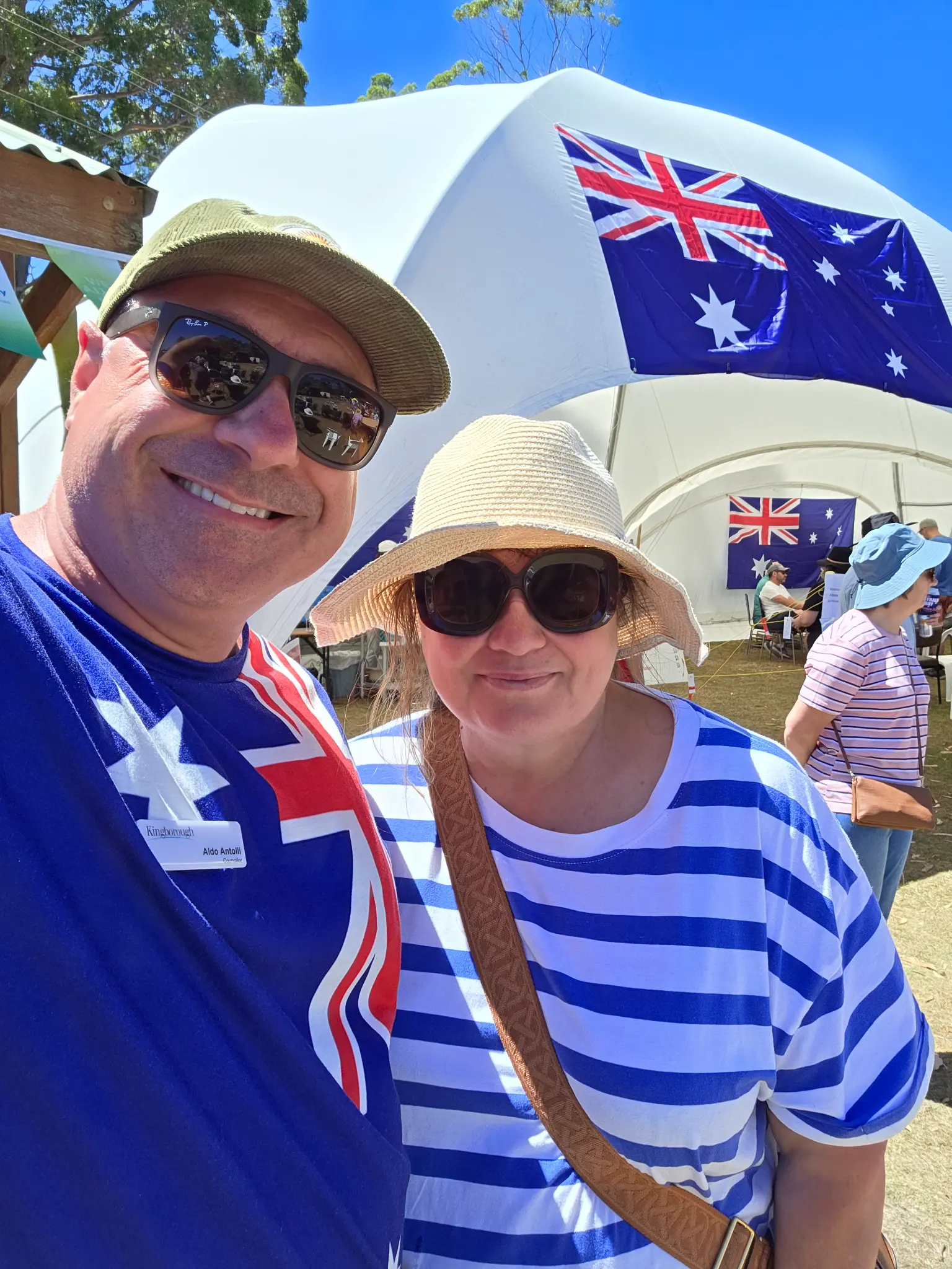 Aldo and Maxine at Australia Day