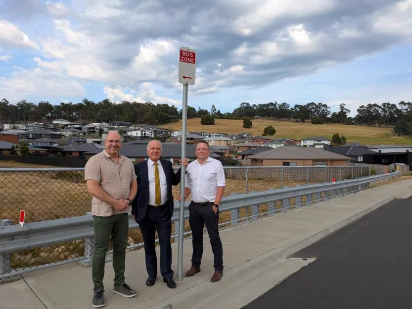 Inspecting transportation needs to support Spring Farm with Senator Eric Abetz and Cr David Bain